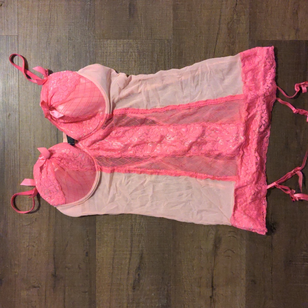 Pink lingerie